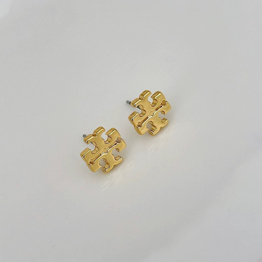 Tory Burch Letter Earrings
